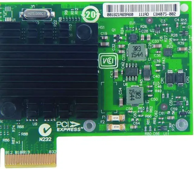 Alt view image 6 of 6 - 1000Mbps Gigabit Ethernet Converged Network Adapter (NIC) | with Intel 350 Chip | Ethernet PCI Express NIC Network Card | Quad Copper RJ45 Ports | PCI Express 2.1 X4 | Compare to Intel I350-T4