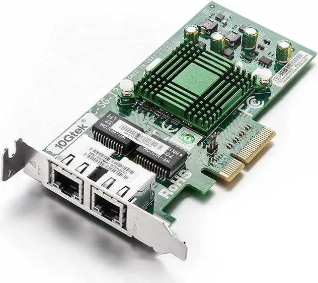 Main image of 2-Port Gigabit Ethernet LAN Card (AOC-SG-I2), for Intel 82575EB Chip, Dual RJ45 Copper Ports, PCIe2.0 X1