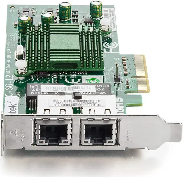 Alt view image 3 of 3 - 2-Port Gigabit Ethernet LAN Card (AOC-SG-I2), for Intel 82575EB Chip, Dual RJ45 Copper Ports, PCIe2.0 X1