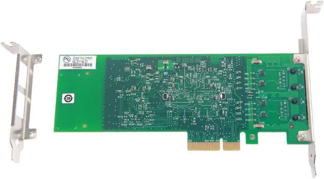 Alt view image 2 of 7 - 10/100/1000Mbps Gigabit Ethernet Converged Network Adapter (NIC) with Intel 82576 Chip | Ethernet PCI Express Network Card | Dual RJ45 Copper Ports | PCI Express 2.0 X4 | Compare to Intel E1G42ET