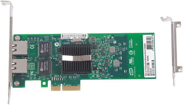 Alt view image 3 of 7 - 10/100/1000Mbps Gigabit Ethernet Converged Network Adapter (NIC) with Intel 82576 Chip | Ethernet PCI Express Network Card | Dual RJ45 Copper Ports | PCI Express 2.0 X4 | Compare to Intel E1G42ET