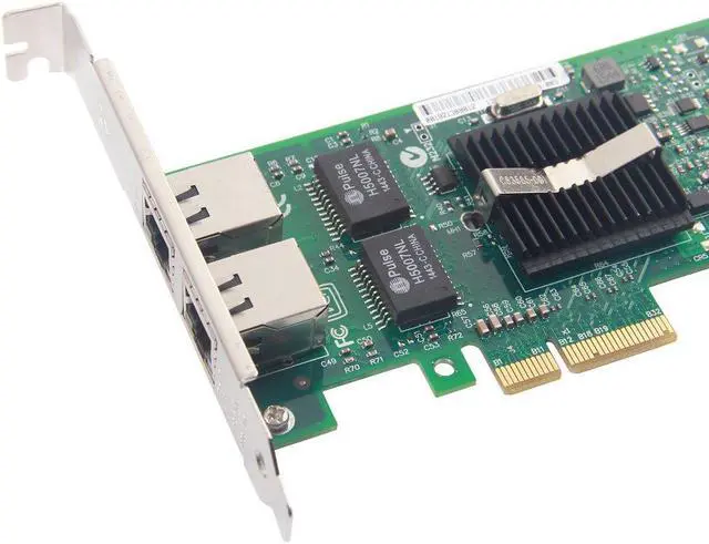 Alt view image 5 of 7 - 10/100/1000Mbps Gigabit Ethernet Converged Network Adapter (NIC) with Intel 82576 Chip | Ethernet PCI Express Network Card | Dual RJ45 Copper Ports | PCI Express 2.0 X4 | Compare to Intel E1G42ET