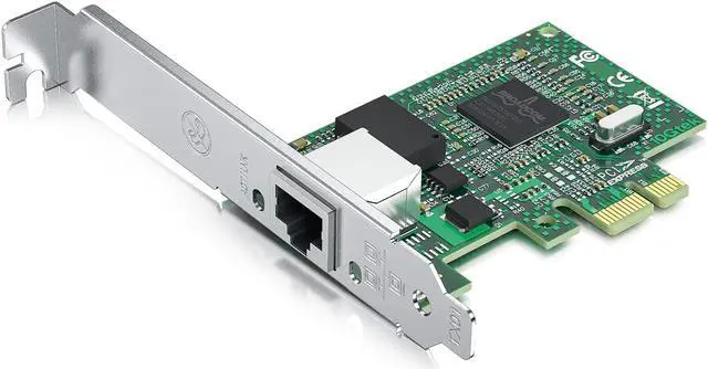 Main image of 1G 10/100/1000Mbps Gigabit Ethernet Converged Network Adapter (NIC) with Broadcom BCM5751 Chip | Ethernet PCI Express Network Card | Single RJ45 Port | PCI Express X1 | Compare to Broadcom BCM5751-T1