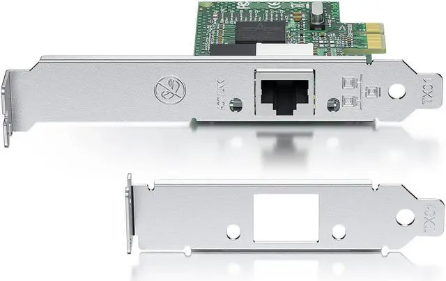 Alt view image 3 of 3 - 1G 10/100/1000Mbps Gigabit Ethernet Converged Network Adapter (NIC) with Broadcom BCM5751 Chip | Ethernet PCI Express Network Card | Single RJ45 Port | PCI Express X1 | Compare to Broadcom BCM5751-T1