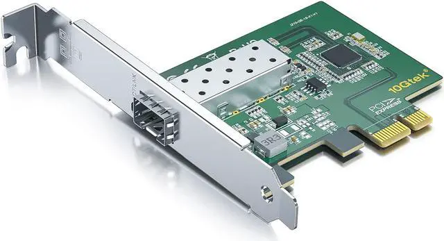 Main image of 10/100/1000Mbps Gigabit Network Card (NIC) with Intel 1210AS Chip | Ethernet Converged PCI Express Network Adapter | Single SFP Port | PCI Express 2.1 X1