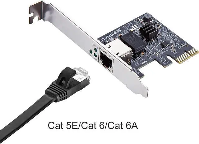 Alt view image 3 of 6 - 2.5Gbase-T PCIe NIC with Realtek RTL8125 Chip, 2.5Gb Network Card, 2500/1000/100 Mbps ,Single RJ45 Port, PCIe X1, Ethernet Card for Windows/Windows Server/Linux