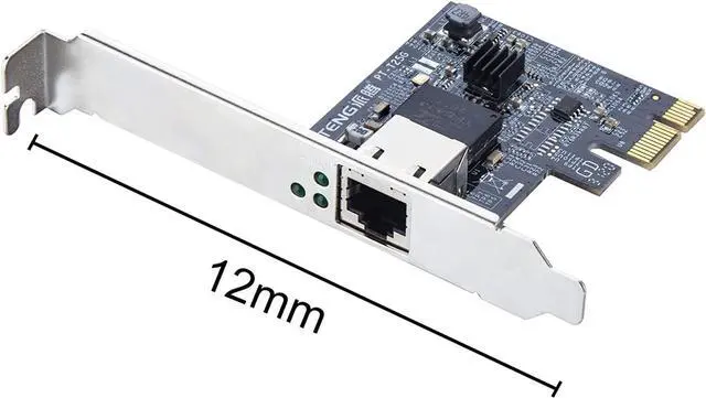 Alt view image 4 of 6 - 2.5Gbase-T PCIe NIC with Realtek RTL8125 Chip, 2.5Gb Network Card, 2500/1000/100 Mbps ,Single RJ45 Port, PCIe X1, Ethernet Card for Windows/Windows Server/Linux