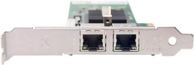 Alt view image 5 of 6 - 10/100/1000Mbps Gigabit Ethernet Converged Network Adapter (NIC) with Intel 82576 Chipset, Compare to Intel E1G42ET, Dual Copper RJ45 Ports, PCI-E 2.0 X4