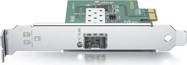 Alt view image 3 of 3 - 1.25G NIC Network Card, Single SFP Port, with Intel 1210AS, Support Windows/Windows Server/Centos/Ubuntu/SUES/Freebsd/VMware
