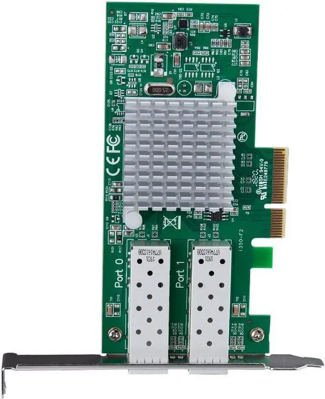 Alt view image 5 of 6 - 1.25G Gigabit Ethernet Server Adapter Network Card, with Intel I350 Controller, Dual SFP Ports, Compare to I350-F2, Support Windows Server/Linux/Freebsd/VMware