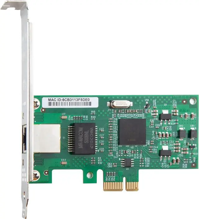 Alt view image 3 of 5 - 1.25G Gigabit Ethernet PCI Express Network Card(NIC), with Intel 82573 Controller, Single RJ-45 Port , Support Windows Server/Freebsd/VMware/SLSE