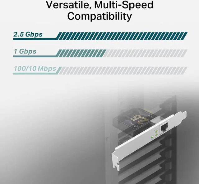 Alt view image 3 of 7 - 2.5GB PCIe Network Card (TX201)  PCIe to 2.5 Gigabit Ethernet Network Adapter Supports Windows 11/10/8.1/8/7 Win Server 2022/2019/2016 Linux