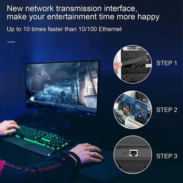 Alt view image 6 of 7 - Dual-Port PCIe Gigabit Ethernet Server Adapter with NetXtreme BCM5720-2P Chipset PCI Express 1000M Network LAN Card for Windows Sever Linux Ubuntu VMware
