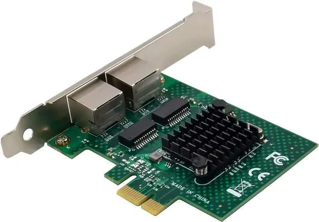 Alt view image 4 of 7 - Dual-Port PCIe Gigabit Ethernet Server Adapter with NetXtreme BCM5720-2P Chipset PCI Express 1000M Network LAN Card for Windows Sever Linux Ubuntu VMware