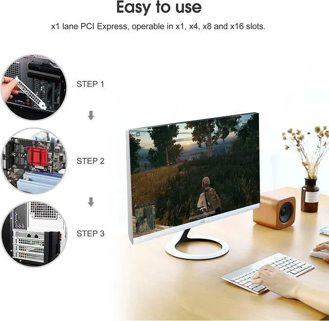 Alt view image 3 of 7 - EDUP Dual Port 1Gbps PCIe Network Card with Intel 82576 Chip, Gigabit Ethernet Converged Adapter, 2 RJ45 Ports PCI Express NIC Card for Server Support Windows/Windows Server/Linux/Freebsd/DOS