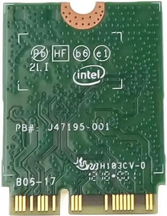 Alt view image 2 of 2 - 9560NGW Wireless-AC 9560 Dual Band M.2 CNVio 2230 802.11ac WLAN 1.73Gbps Bluetooth 5.1 WiFi Card T0HRM 0T0HRM CN-0T0HRM Compatible Replacement Spare Part for Intel Compatible and Laptop Systems