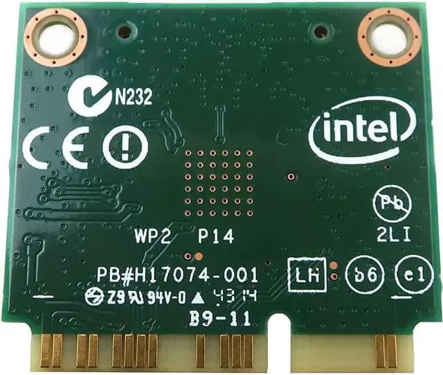 Alt view image 2 of 2 - For Hp 710661-001 756753-001 784639-005 Intel Dual Band Wireless-ac 7260 7260hmw Half Mini Pcie Pci-express Wlan Wifi Card Module 802.11 Ac 867mbps Bluetooth Bt