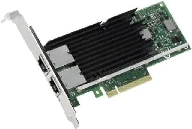 Main image of Network adapter - PCI Express 2.1 x8 low profile - 10 Gigabit LAN - 10GBase-T - 2 ports