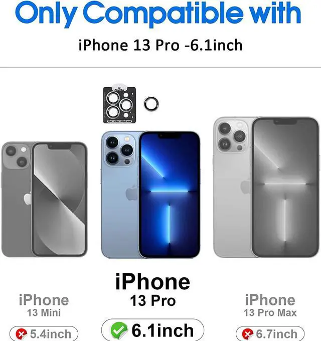 Alt view image 2 of 7 - [3+4 Pack] Matte Glass Screen Protector Designed for iPhone 13 Pro + Camera Lens, Install Frame/Bubble Free/Anti-Glare & Fingerprint, 9H Tempered Glass Clear for iPhone 13 Pro 2021 6.1inch