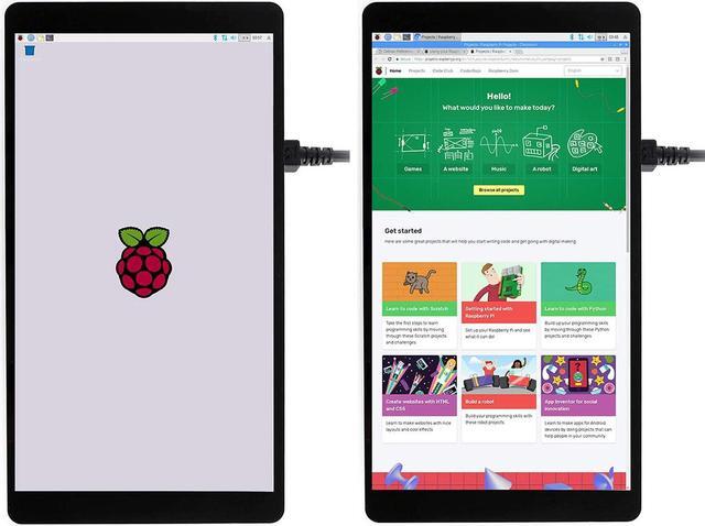 Alt view image 6 of 7 - waveshare 5.5inch HDMI AMOLED Display 1080x1920 Resolution Capacitive Touch Screen with Toughened Glass Cover 6H Hardness for Raspberry Pi 4B/3B+/3B/2B/Zero/Zero W and Jetson Nano,PC,Multi Systems