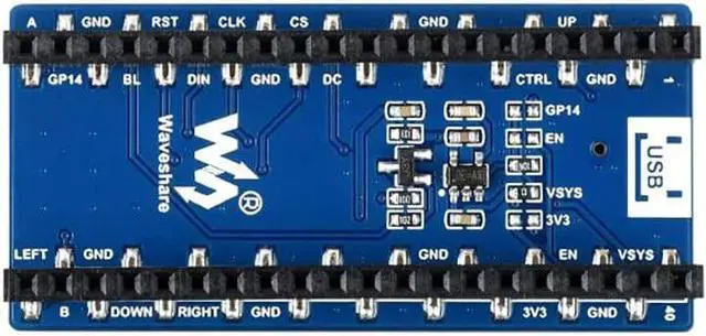 Alt view image 2 of 7 - waveshare 1.14inch LCD Display Module for Raspberry Pi Pico 65K RGB Colors 240×135 Pixels with SPI Interface Embedded ST7789 Driver Using SPI Bus IPS Screen