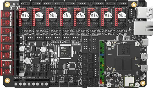 Main image of BIGTREETECH Manta M8P V1.0 Control Board 32Bit, Integrated Motherboard Uses with CB1 V2.2 Support Klipper Firmware, Compatible TMC5160 V1.3/Pro TMC2209 TMC2130 Stepper Motor Driver