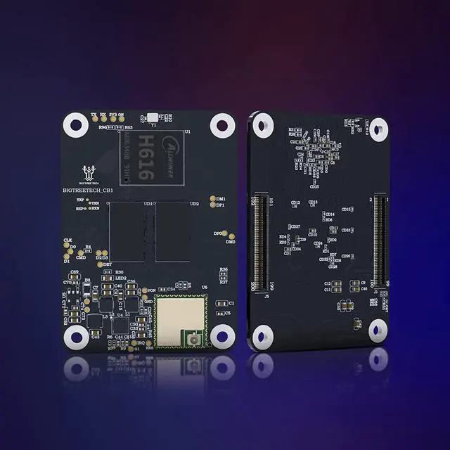 Alt view image 6 of 7 - BIGTREETECH CB1 V2.2 Core Control Board, 1GB RAM, 100M Ethernet + 100M WiFi, Support HDMI, Compatible Raspberry Pi 4, Pi4B Adapter, Manta M8P/ M4P Motherboard to Run Klipper Firmware