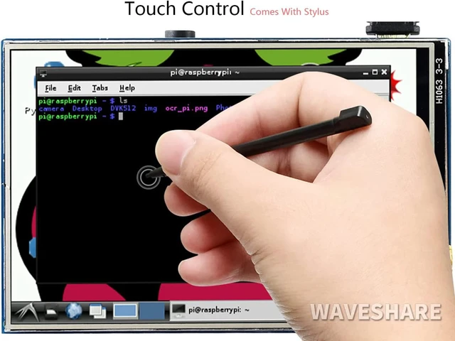 Alt view image 3 of 7 - Waveshare 3.5" Resistive Touch Screen IPS LCD 480x320, XPT2046 Controller, Compatible with Raspberry Pi 5/4B/3B+/3B/2B/A+/B+/Zero W/Zero 2W