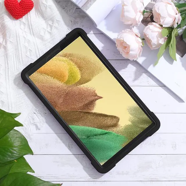 Alt view image 6 of 6 - Galaxy Tab A 8.4 Case 2020 T307, Shockproof Rugged Heavy Duty Protection Cover Kickstand Case for Samsung Galaxy Tab A 8.4" SM-T307 SM-T307U (Guardian Black/Black)