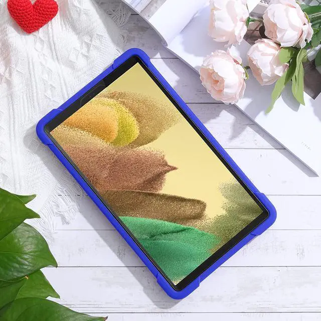 Alt view image 6 of 6 - Galaxy Tab A 8.4 Case 2020 T307, Shockproof Rugged Heavy Duty Protection Cover Kickstand Case for Samsung Galaxy Tab A 8.4" SM-T307 SM-T307U (Guardian Black/Blue)