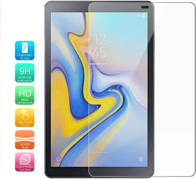 Alt view image 2 of 7 - Galaxy Tab A 10.5 Case by Heavy Duty Shield Rotating Palmstrap Kickstand Shoulder Strap Tempered Glass Screen Protector Cover for Samsung Galaxy Tab A 10.5-inch T590 SM-T590 (Blue)
