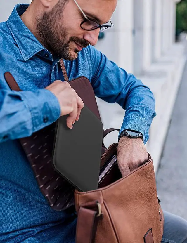 Alt view image 6 of 7 - Small Mouse Pad, Thick Cushioned Mousepad, Wrist Rest Support for Pain Relieving, Made of Soft Comfortable Foam, Ergonomic Mouse Mat with Non-Slip Rubber Base, 7 x 8.5 Inches, Black