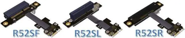 Alt view image 4 of 4 - ADT-Link M.2 WiFi A.E Key A+E to PCI-e 4X x4 Riser Extender Adapter Card Ribbon Gen3.0 Cable AE Key A E for PCIE 3.0 x1 x4 x16 M2 Card (15cm,R52SR)