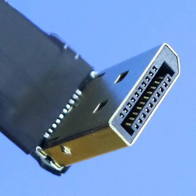 Alt view image 6 of 6 - ADT-LINK DisplayPort 1.4 Cable Angled 8K 4K HDR 165Hz 60Hz Display Port Adapter for Video PC Laptop TV Extension Cable (40cm,P1-P2)