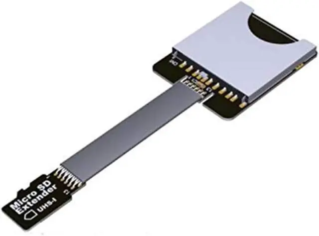 Main image of ADT-LInk MicroSD TF Extension Cable Micro SD Extender Express Extender Cord Linker TF Card Reader Adapter for SDHC SDXC UHS-I Stable No FPC Card Reading Test Line Up to 104MB/s (15cm, B12SF)