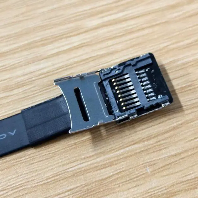 Alt view image 3 of 7 - ADT-LInk MicroSD TF Extension Cable Micro SD Extender Express Extender Cord Linker TF Card Reader Adapter for SDHC SDXC UHS-I Stable No FPC Card Reading Test Line Up to 104MB/s (5cm, B21SF)