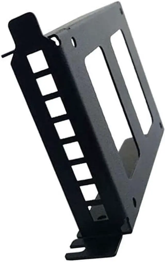 Main image of Metal PCI Slot 2.5inch IDE/SATA/SSD/HDD Mounting Bracket Rear Panel Mount Bracket Hard Drive Adapter Tray Caddy with Sata Data Cable (Half Height Bracket)
