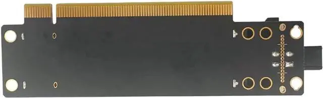 Alt view image 6 of 7 - PCI-E 4.0 x16 1 to 2 Expansion Card Gen4 Split Card PCIe-Bifurcation x16 to x8x8 with 20mm Spaced Slots CPU4P Power Supply Port (with 4Pin Cable)