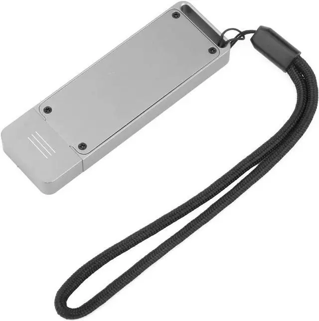 Alt view image 3 of 6 - M.2 2242 2230 SSD Enclosure M.2 PCIe NVME to USB3.1 Type-A Gen 2 Hard Disk External Enclosure for NVMe SSD (Grey)