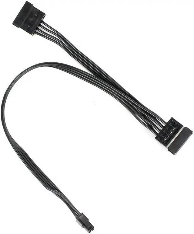 Main image of PC Power Supply Cable Motherboard ATX Mini 4 Pin to SATA SSD for  M410 M415 M425 B415 M610 M710 M4200R Motherboard 4P to 1 / Turn 2 SATA (Type 4 45cm)