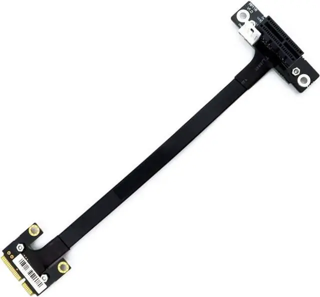 Alt view image 7 of 7 - ADT-LINK Riser PCIe 1x PCI-E x1 to Mini PCIe Half mPCIe Riser Adapter Card Elbow Design Gen3.0 Cable 8Gbps Mini PCI-E 1 PCI-Express (5cm,R61SL)