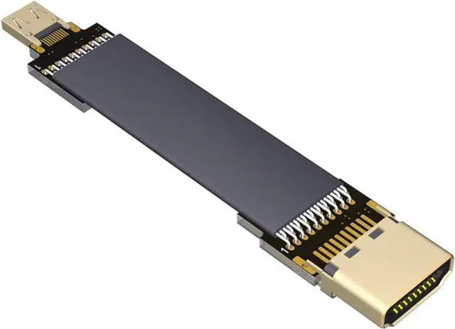 Main image of ADT-LINK FPV Cable for HDMI Micro Mini Flat Camera Connector 5cm-50cm Flexible Wire Line 18Gbps 4K@50/60 2160p for HDMI2.0 for FPV Camera (5cm,A1-D4)