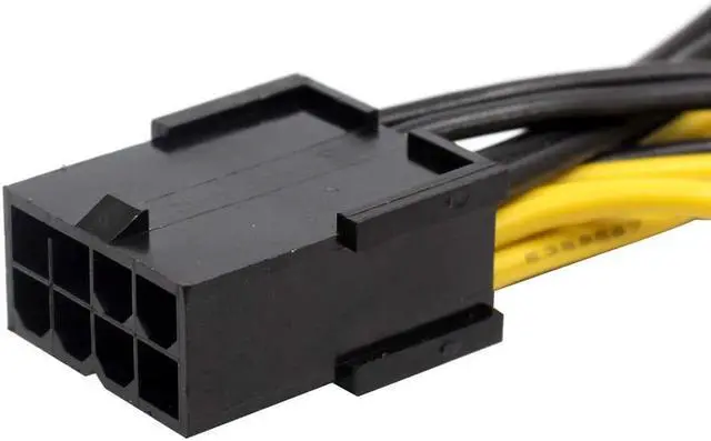 Alt view image 4 of 6 - BGNing GPU 8pin to Dual PCIe 8 Pin (6+2) Graphics Card PCI-E Cable 8p Female to 2 Port Male Splitter Cable Power Supply Cable GPU 18AWG Wire