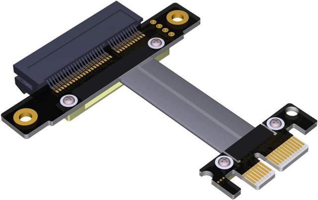 Main image of ADT-Link PCI-E X4 Extension Cable Adapter Board PCIe 3.0 X1 8G/BPS for Audio Wireless LAN USB Card PCI-E 1x to 4X PCI-E Express Cables (R12SF,35CM)