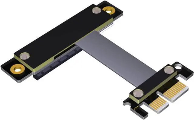 Main image of ADT-Link PCI-E X4 Extension Cable Adapter Board PCIe 3.0 X1 8G/BPS for Audio Wireless LAN USB Card PCI-E 1x to 4X PCI-E Express Cables (R12SR,30CM)