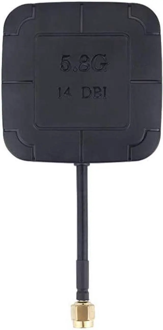 Alt view image 2 of 3 - 5.8G 14DBI High Gain Mushroom FPV Antenna RP-SMA & Mushroom FPV Antenna RC Receiver Spare Parts Combo for Receiver RC Drones Quadcopter Accessory Parts Black Color (Flat Panel Antenna)