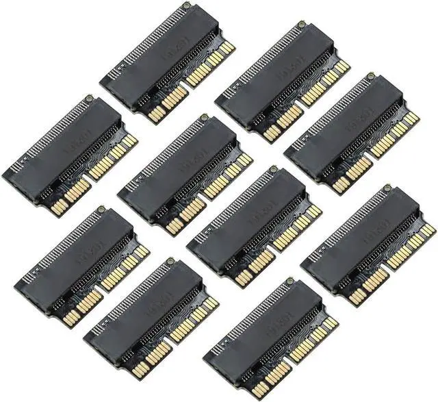 Alt view image 2 of 6 - NVMe PCIe M.2 NGFF SSD Convert Adapter Card for 2013 2014 2015 MacBook Air Pro (10 Pack)