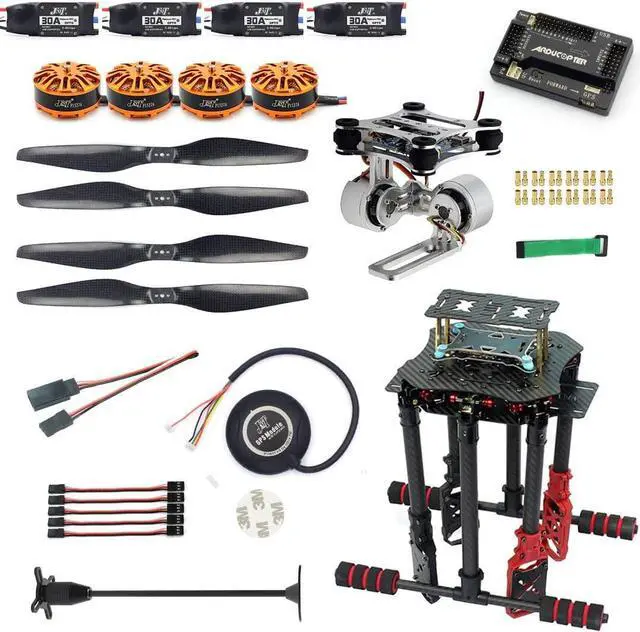 Main image of 460mm 560mm Umbrella Foldable RC Quadcopter DIY RC Drone 4-Axle Unassemble DIY GPS Drone w/ APM2.8/PIX Flight Controller AT10/AT9S TX/Gimbal FPV Upgrade (460mm PTZ No RC AKKU)