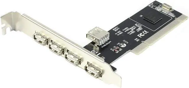 Alt view image 2 of 5 - USB 2.0 4 Ports 480 Mbps High Speed HUB PCI Controller Card Adapter PCI to USB2.0 for Desktop PC Computer Dropship Wholesale