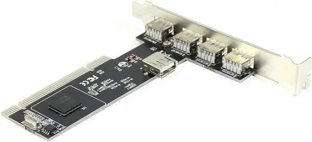Alt view image 4 of 5 - USB 2.0 4 Ports 480 Mbps High Speed HUB PCI Controller Card Adapter PCI to USB2.0 for Desktop PC Computer Dropship Wholesale